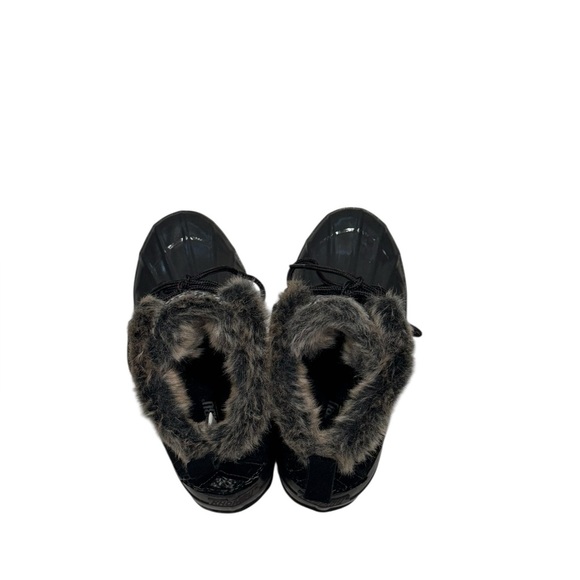 Women’s Khombu Ankle Faux Fur Suede and Rubber Waterproof Duck Boots: 7 - Picture 4 of 12